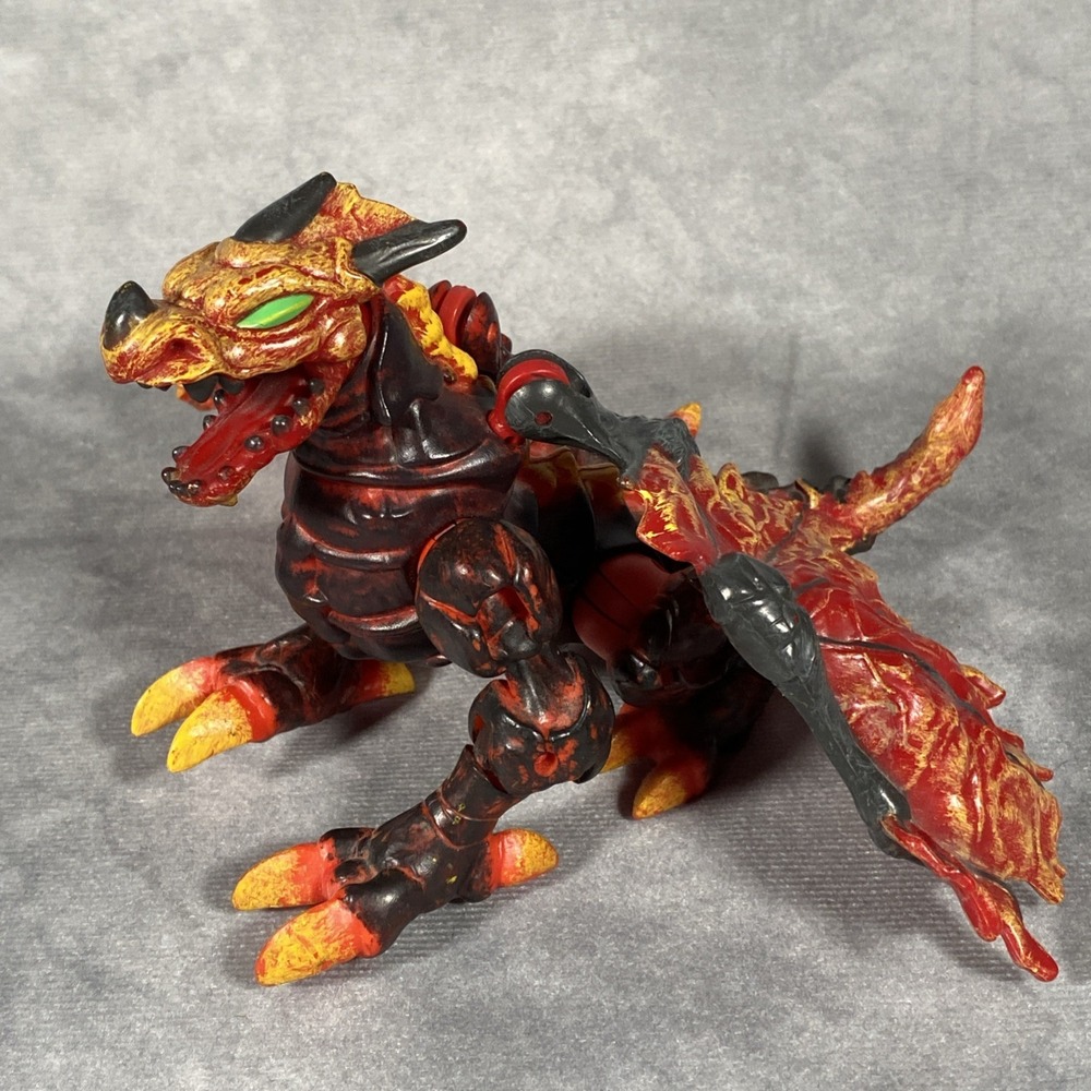 Mega Bloks Dragons Fire & Ice Smoke Dragon Action Figure 9874 Vintage 2004